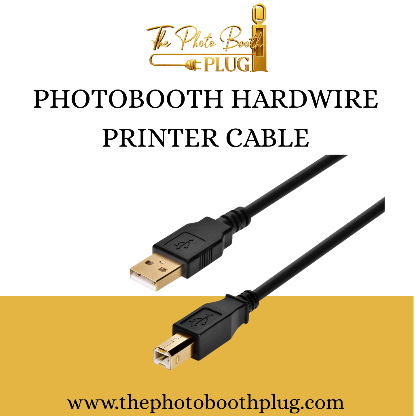 Photo booth Hardwire Printer Cable – ThePhotoBoothPlug