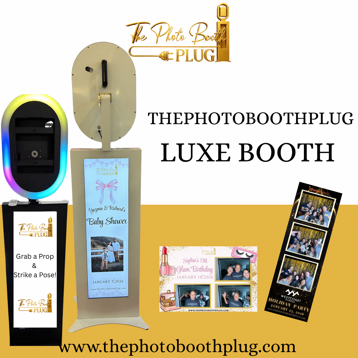 ThePhotoBoothPlug Luxe Booth™