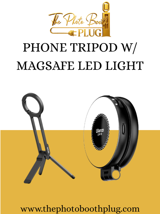 Mobile Phone Tripod with MagSafe LED light